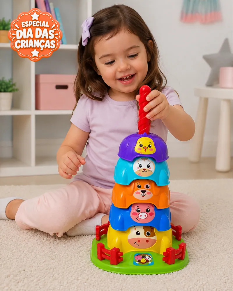 StackZoo© – Torre Divertida dos Animais