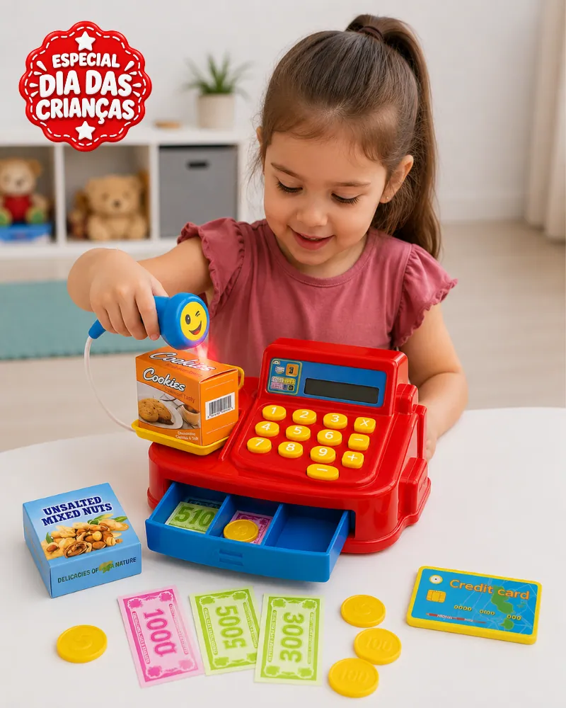 MiniMarket© – Carrinho de Compras Infantil